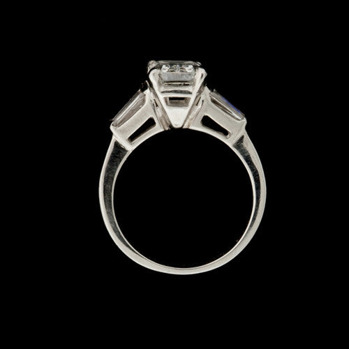 1.89ct tw GIA Emerald Cut Diamond Ring2