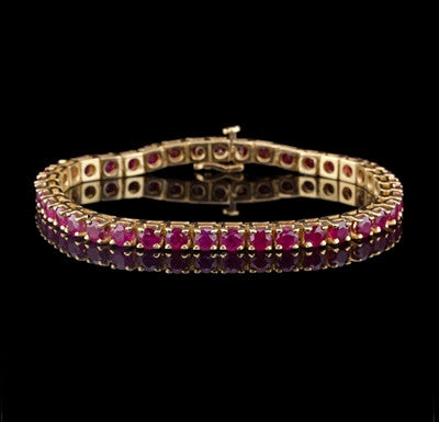 11.39ct tw Ruby Tennis Bracelet