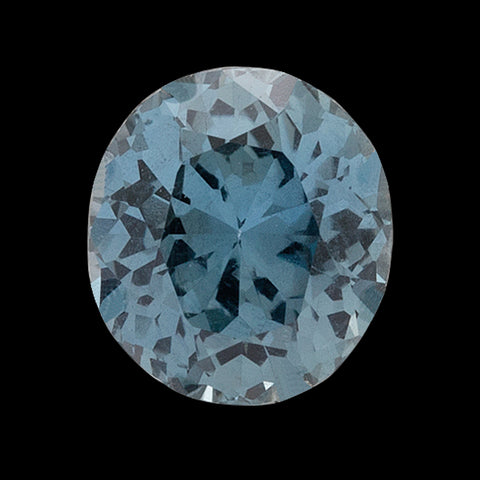 GIA 1.53-ct Unheated Grayish Blue Oval Cut Loose Sapphire
