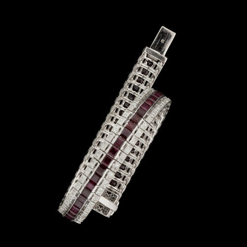 11.28ct tw Ruby & Diamond Bracelet2