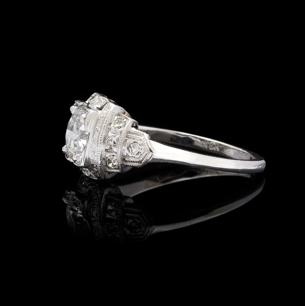 GIA G/VS1 Diamond Engagement Ring