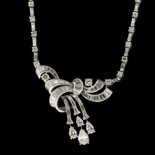 12.50ct tw Diamond Spray Necklace1