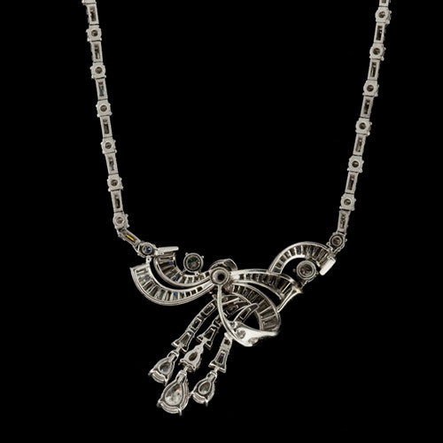 12.50ct tw Diamond Spray Necklace2