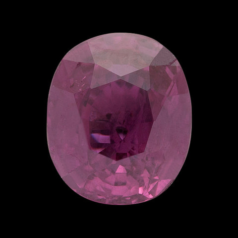 GIA 2.71-ct Purplish Red Cushion Cut Loose Sapphire