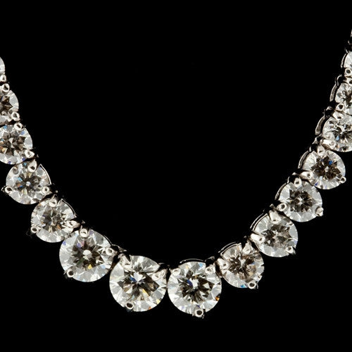 15.89ct tw Diamond Line Necklace1