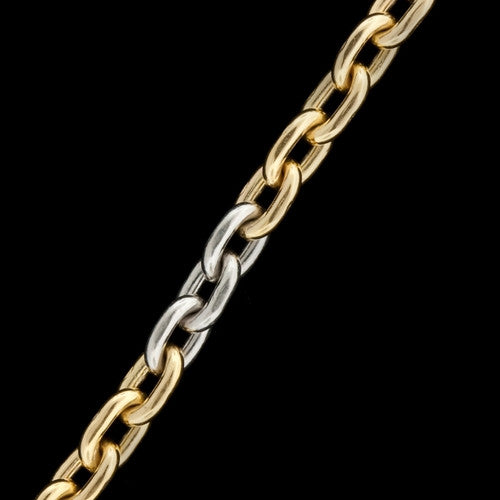 18KT & Platinum Link Bracelet1