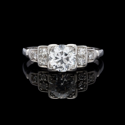 Diamond and Platinum Engagement Ring