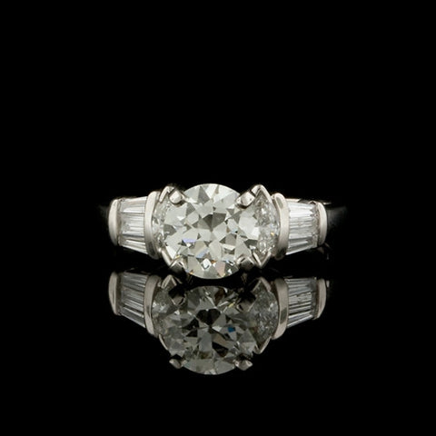 2.04ct tw Old European Diamond Ring