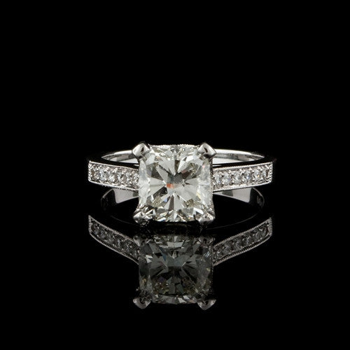2.43ct tw Princess Cut Diamond Ring