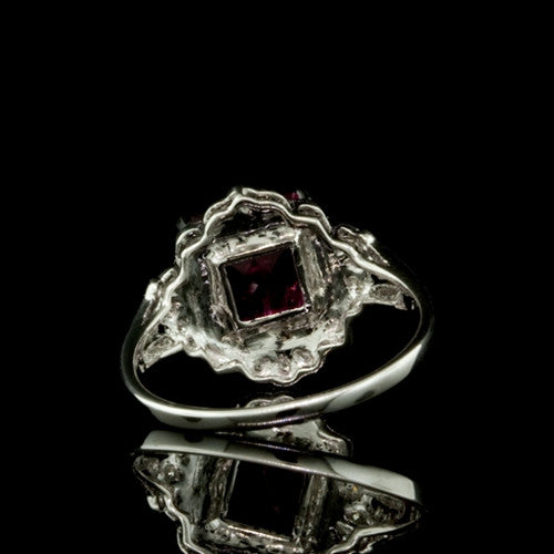 2.85ct tw Pink Tourmaline, Diamonds Ring2