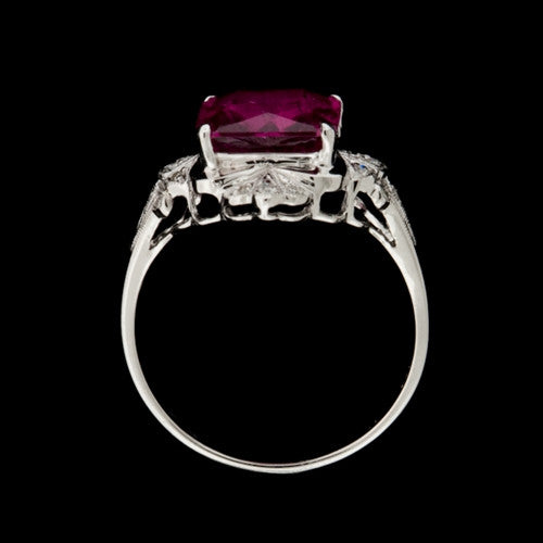 2.85ct tw Pink Tourmaline, Diamonds Ring3