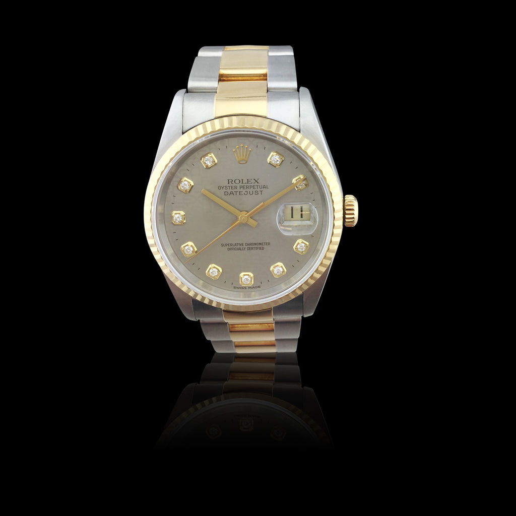 Rolex Two Tone Datejust Wristwatch