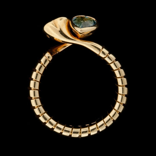 Bulgari Multi-Gem Joined Hearts Ring