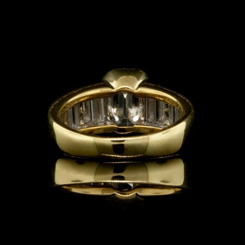 3.05ct tw Emerald Cut Diamond GIA Ring2