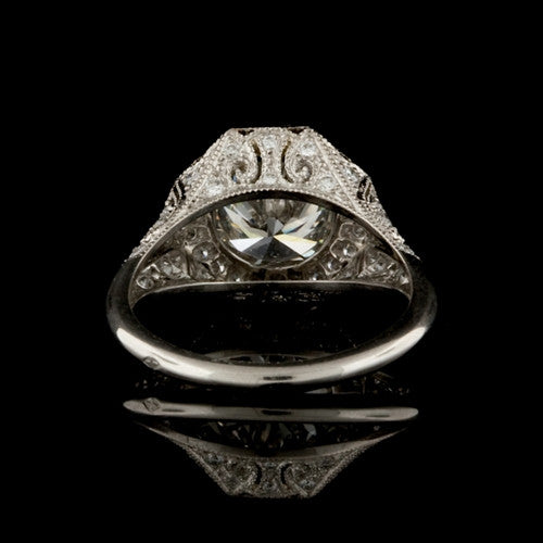 3.18ct tw Round GIA Diamond Ring2