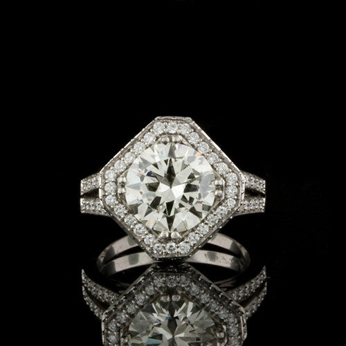 3.84ct tw Round Diamond Ring