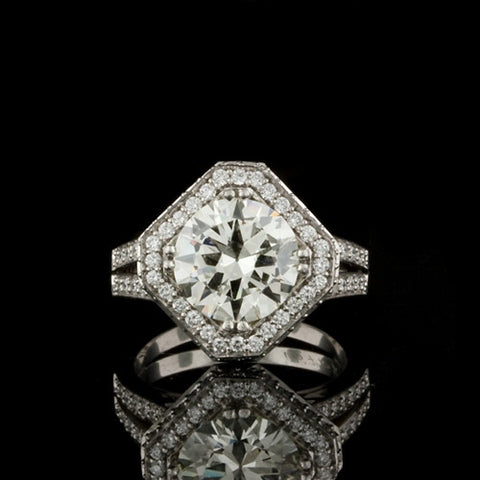 3.84ct tw Round Diamond Ring