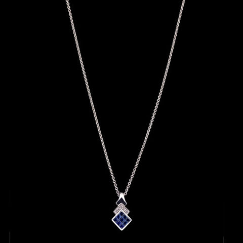 0.50ct Sapphire and Diamond Necklace