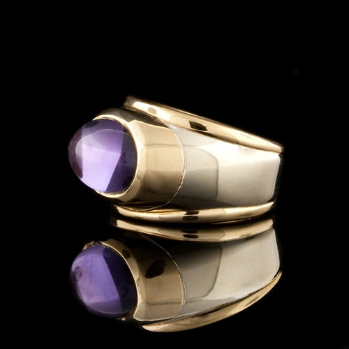 Marina B. Cabochon Amethyst Ring
