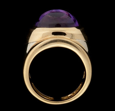 Marina B. Cabochon Amethyst Ring