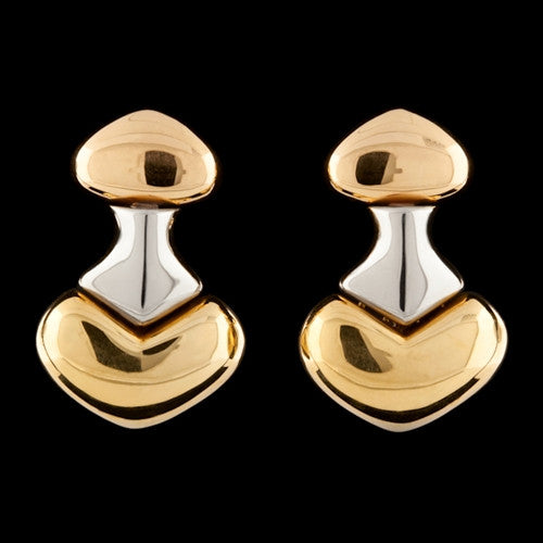 Marina B. 18KT 2-Tone Earrings