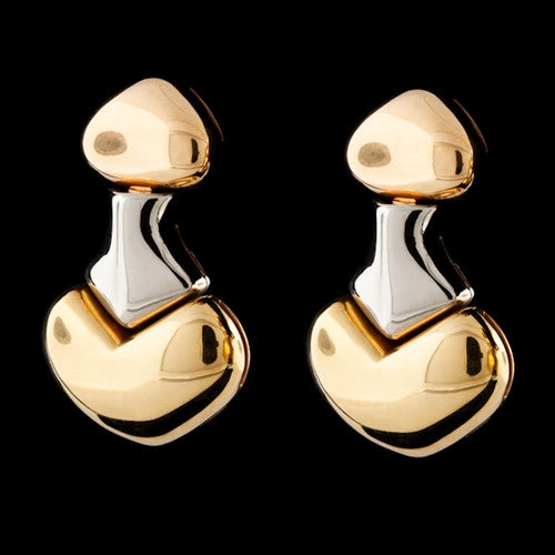 Marina B. 18KT 2-Tone Earrings