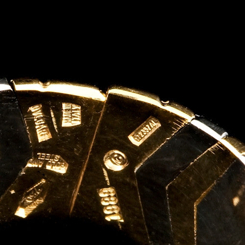 Bulgari 18KT & Steel Alveare Band Ring