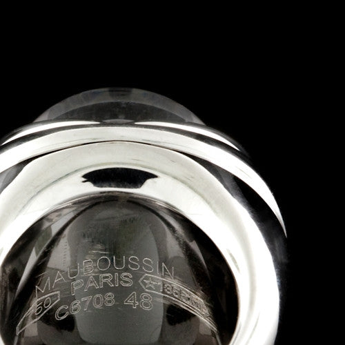 Mauboussin Diamond in Quartz Ring