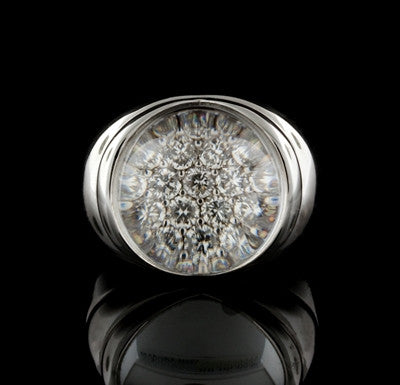 Mauboussin Diamond in Quartz Ring