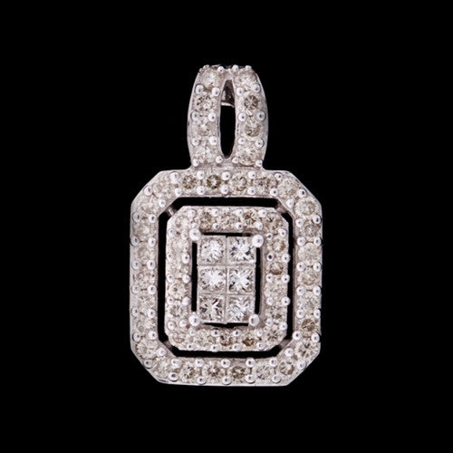 1ct tw Diamond Pendant