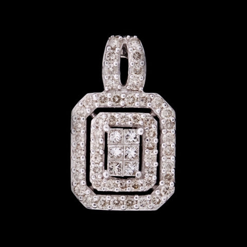 1ct tw Diamond Pendant