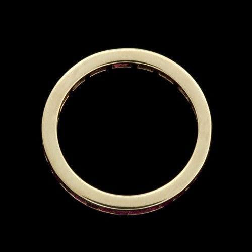 Ruby Channel Set Eternity 14KT Band