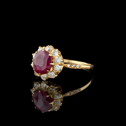 1.59ct Ruby & Diamond Ring