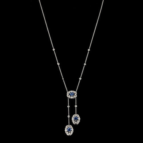 Sapphire & Diamond Necklace