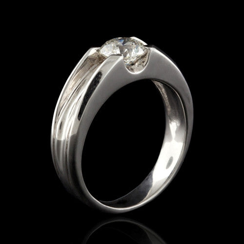 1.01ct EGL Round Diamond Solitaire Ring