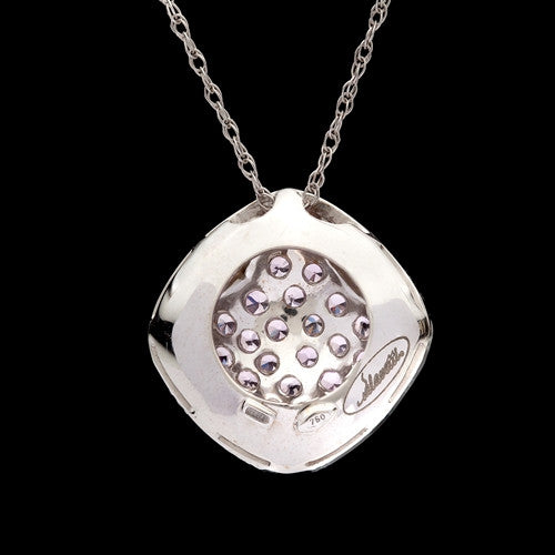 Salavetti Pink Sapphire & Diamond Necklace