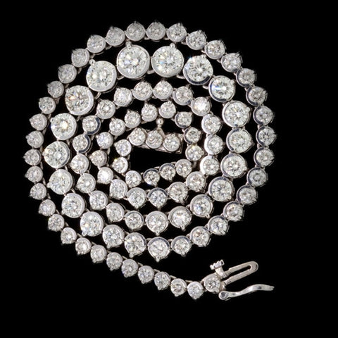 13.69ct tw Diamond Line Necklace
