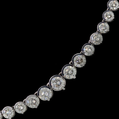 13.69ct tw Diamond Line Necklace