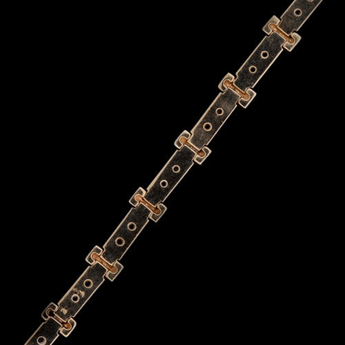 Sapphire & Diamond Link Bracelet