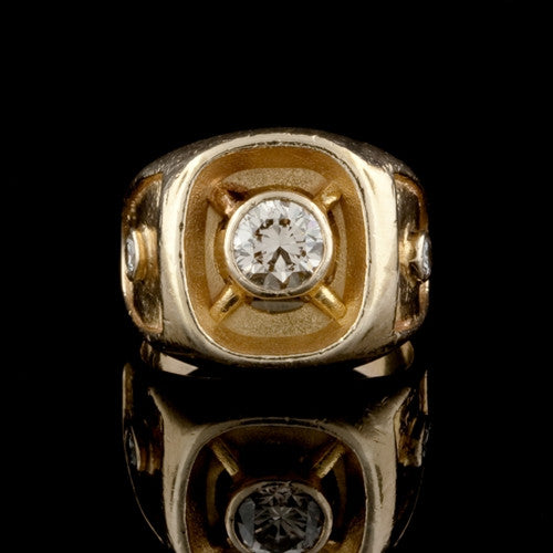 1.16ct tw Gents Diamond 14KT Ring