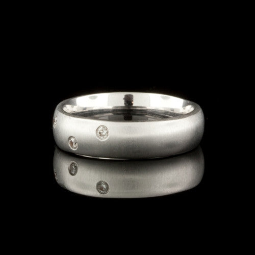 3mm Etoile Style Matte Band Ring1