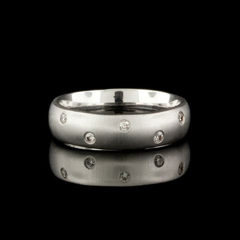 3mm Etoile Style Matte Band Ring