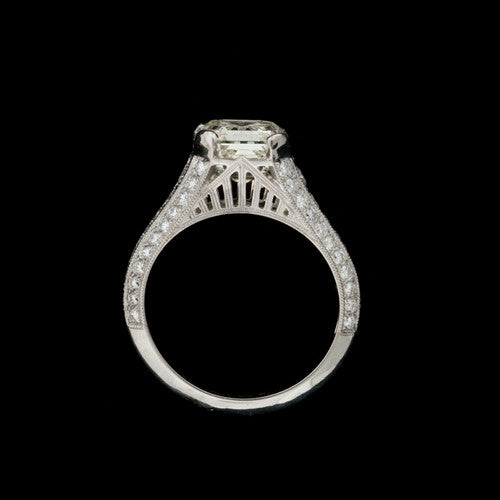 4.15ct tw Asscher Cut Diamond Ring2