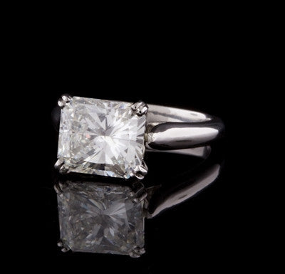 4.26ct Radiant Cut Diamond Ring1