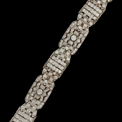 4.40ct tw Deco Style Diamond Bracelet