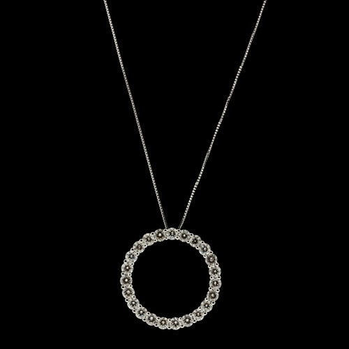 4.88ct tw Diamond Circle Necklace2