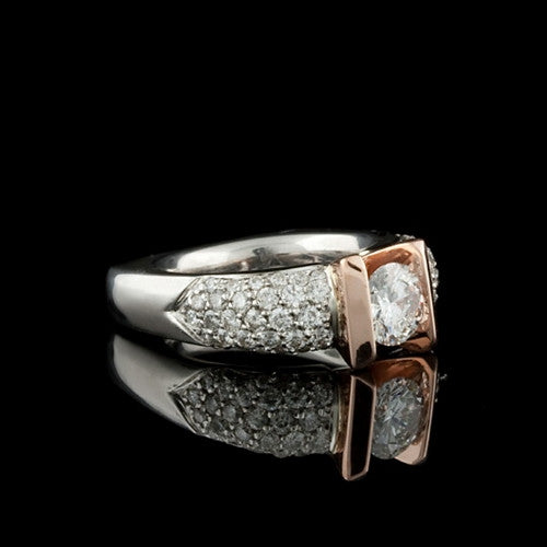 Gelin Abaci Tension Round Diamond Ring