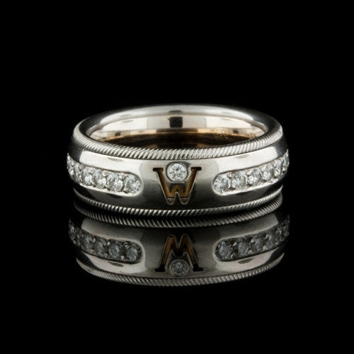 Wellendorf Diamond Rolling Band