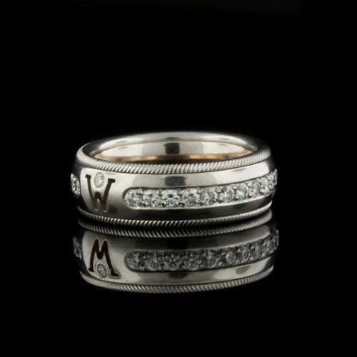 Wellendorf Diamond Rolling Band