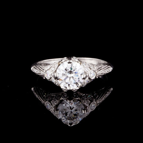 1.03ct Round GIA Diamond Ring